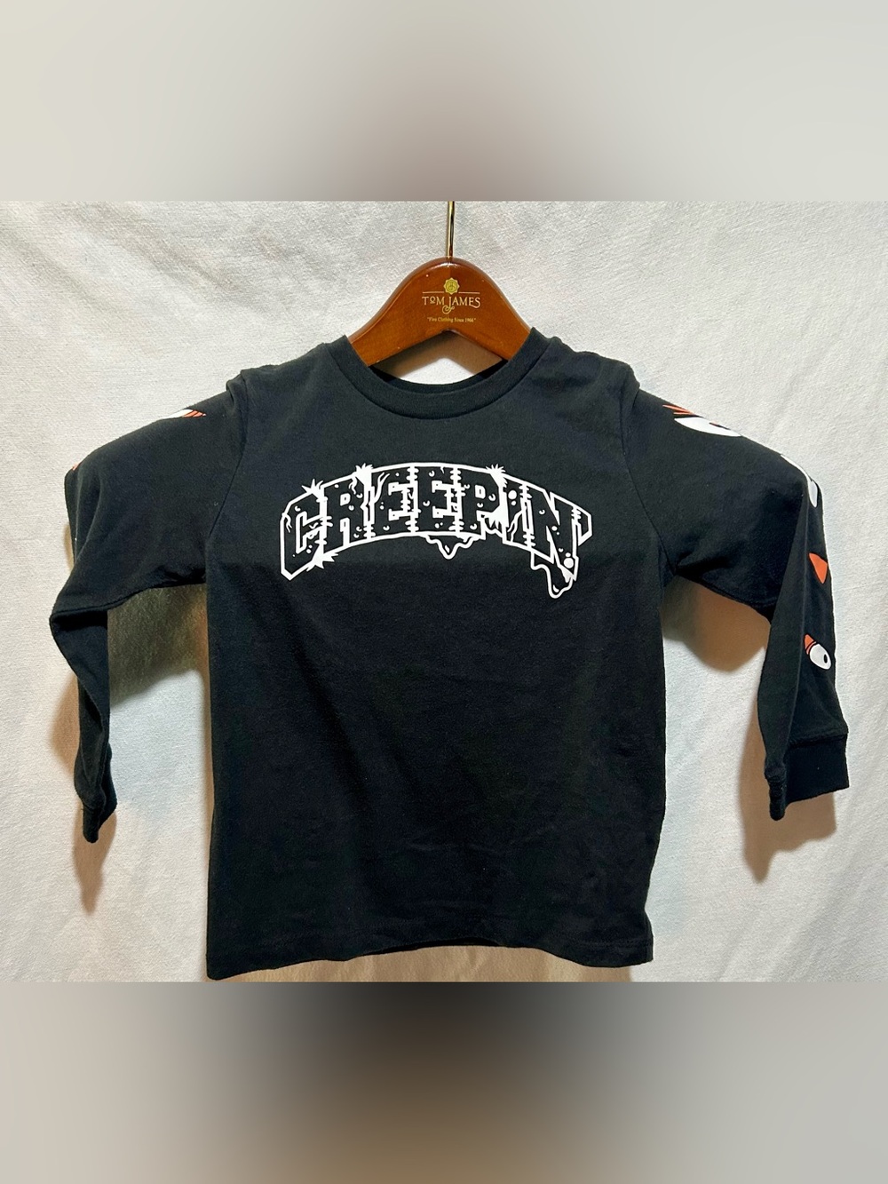 Art Class Creepin Halloween Long Sleeve Shirt Boys XS 4/5